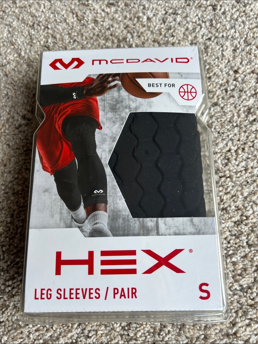 HEX Black Leg Sleeves - Pair (S) NIB